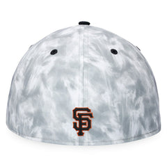 San Francisco Giants Smoke Dye Fitted Hat - Black/White