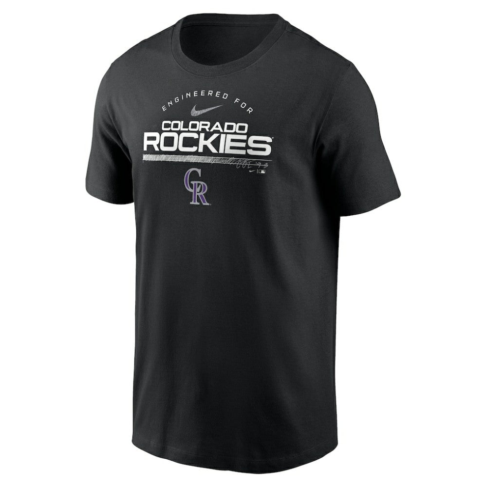 Colorado Rockies Team Engineered Performance T-Shirt - Black | Nike