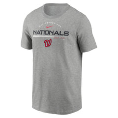 Washington Nationals Team Engineered Performance T-Shirt - Heather Gray | Nike