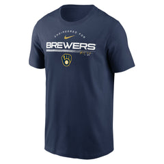 Milwaukee Brewers Team Engineered Performance T-Shirt - Navy | Nike
