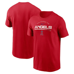Los Angeles Angels Team Engineered Performance T-Shirt - Red | Nike