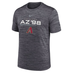 Arizona Diamondbacks Wordmark Velocity Performance T-Shirt - Black | Nike