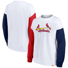 St. Louis Cardinals Women's Series Pullover Sweatshirt - White