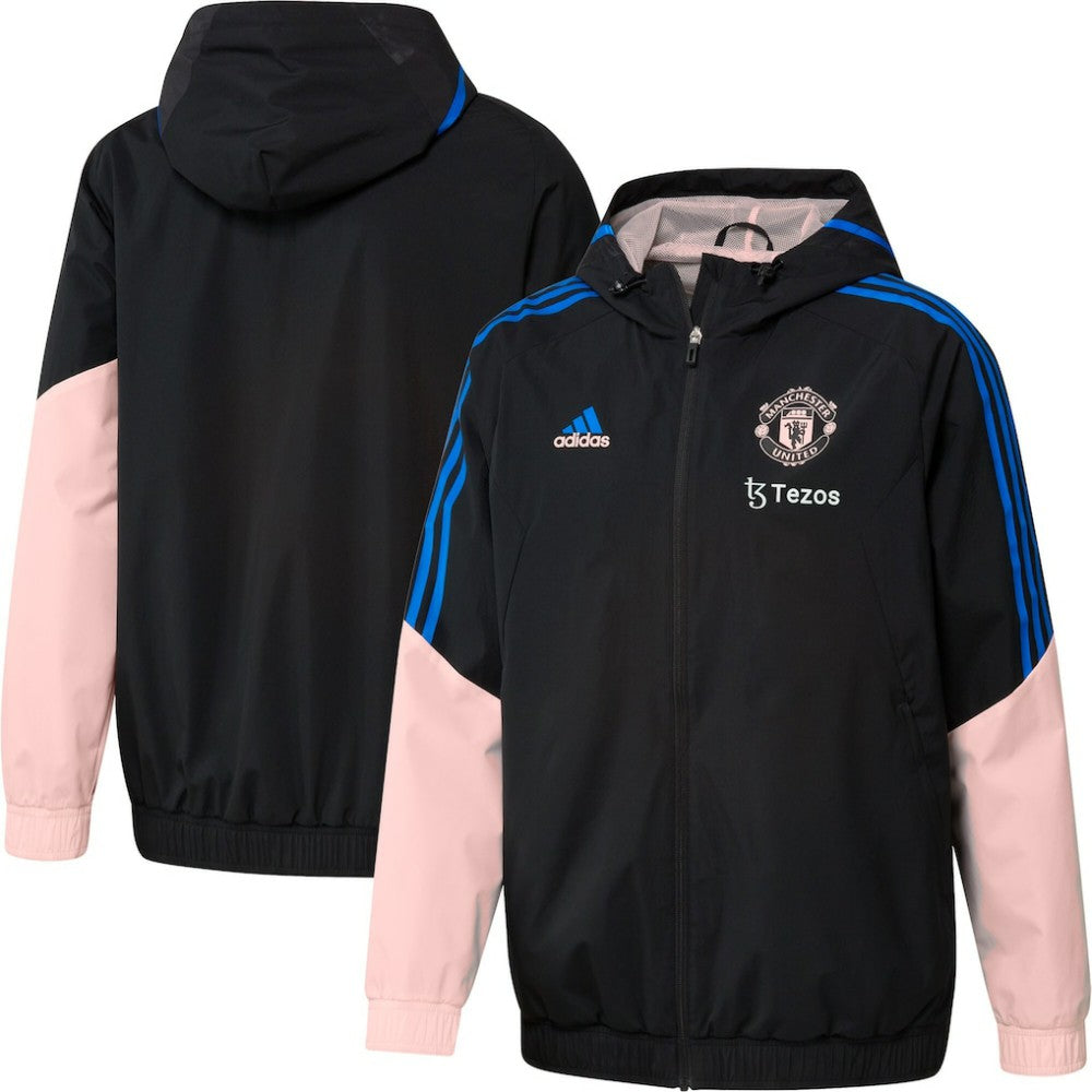 Manchester United Training All-Weather Raglan Full-Zip Hoodie Jacket / Soccer For sale