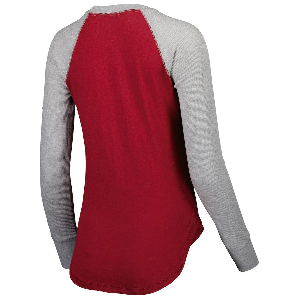 NFL Washington Commanders Touch Women's Waffle Raglan Lightweight Long Sleeve T-Shirt