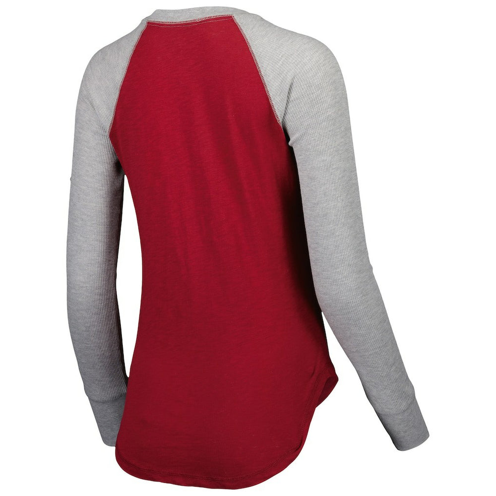 NFL Washington Commanders Touch Women's Waffle Raglan Lightweight Long Sleeve T-Shirt