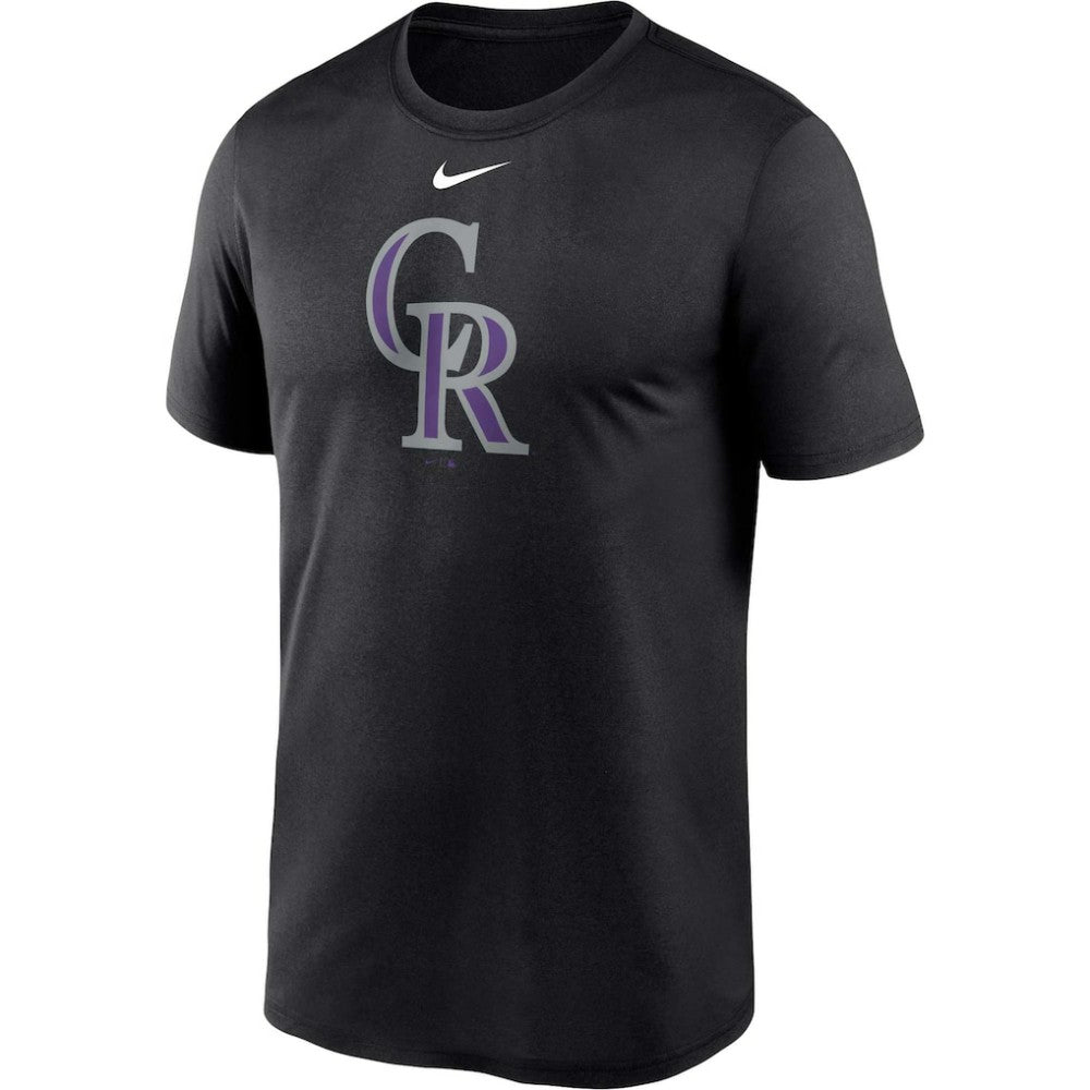Colorado Rockies Big & Tall Logo Legend Performance T-Shirt - Black | Nike