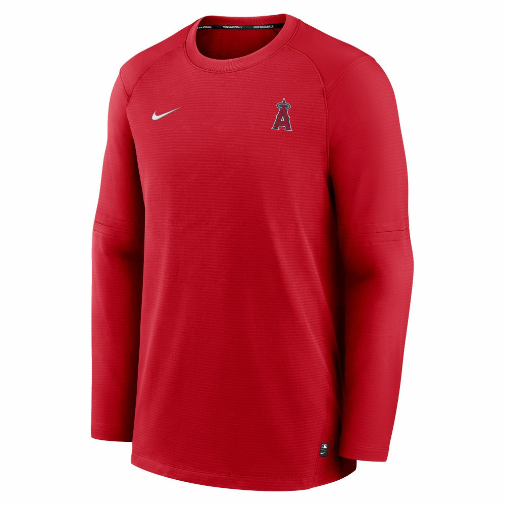 Los Angeles Angels Authentic Collection Logo Performance Long Sleeve T-Shirt - Red | Nike