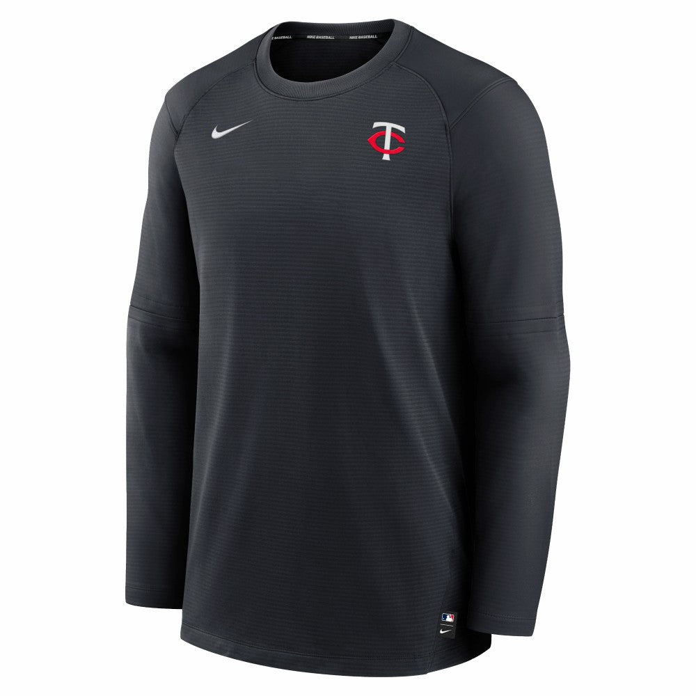 Minnesota Twins Authentic Collection Logo Performance Long Sleeve T-Shirt - Navy | Nike