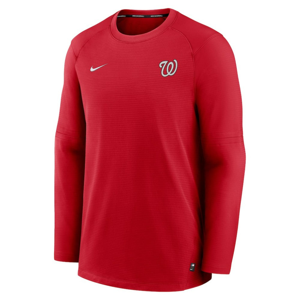 Washington Nationals Authentic Collection Logo Performance Long Sleeve T-Shirt - Red | Nike