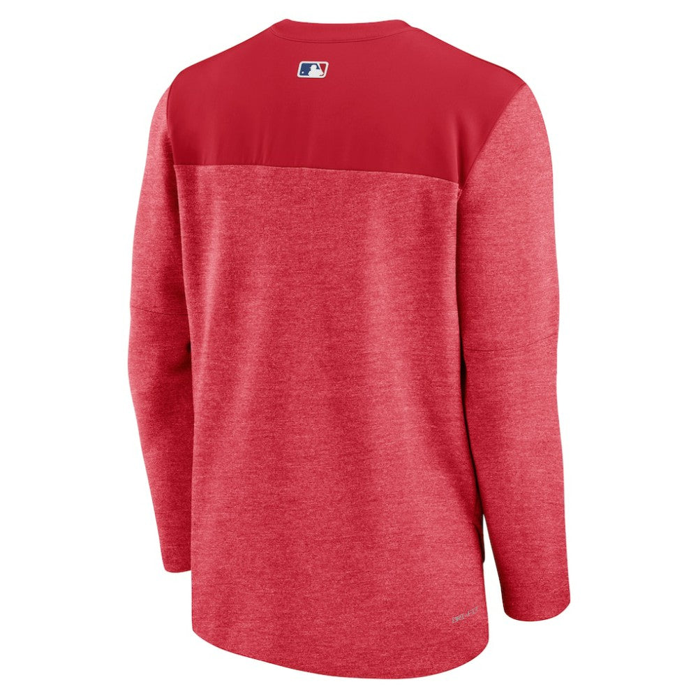 Los Angeles Angels Authentic Collection Game Time Performance Half-Zip Top - Red | Nike