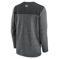 Miami Marlins Authentic Collection Game Time Performance Half-Zip Top - Black | Nike