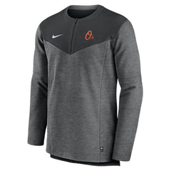 Baltimore Orioles Authentic Collection Game Time Performance Half-Zip Top - Black | Nike