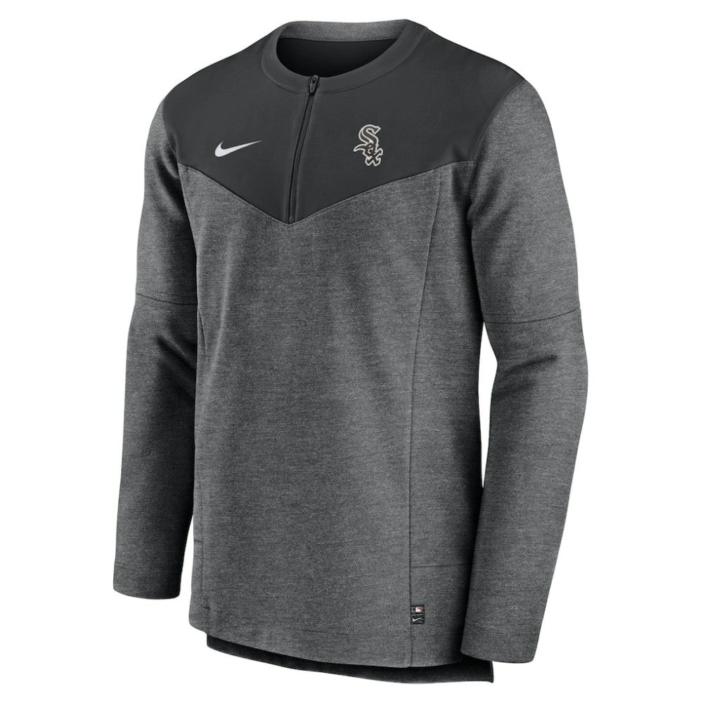Chicago White Sox Authentic Collection Game Time Performance Half-Zip Top - Black | Nike