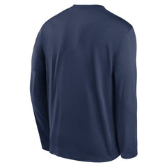 Tampa Bay Rays Authentic Collection Team Logo Legend Performance Long Sleeve T-Shirt - Navy | Nike