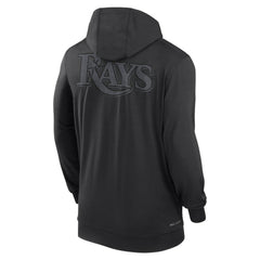 Tampa Bay Rays Authentic Collection Travel Performance Lightweight Full-Zip Hoodie - Black | Nike