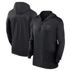 Minnesota Twins Authentic Collection Travel Performance Lightweight Full-Zip Hoodie - | Nike