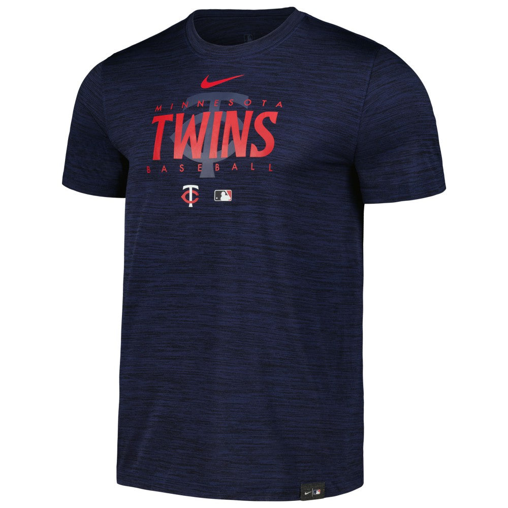 Minnesota Twins Authentic Collection Velocity Performance Practice T-Shirt - Navy | Nike