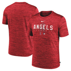 Los Angeles Angels Authentic Collection Velocity Performance Practice T-Shirt - Red | Nike