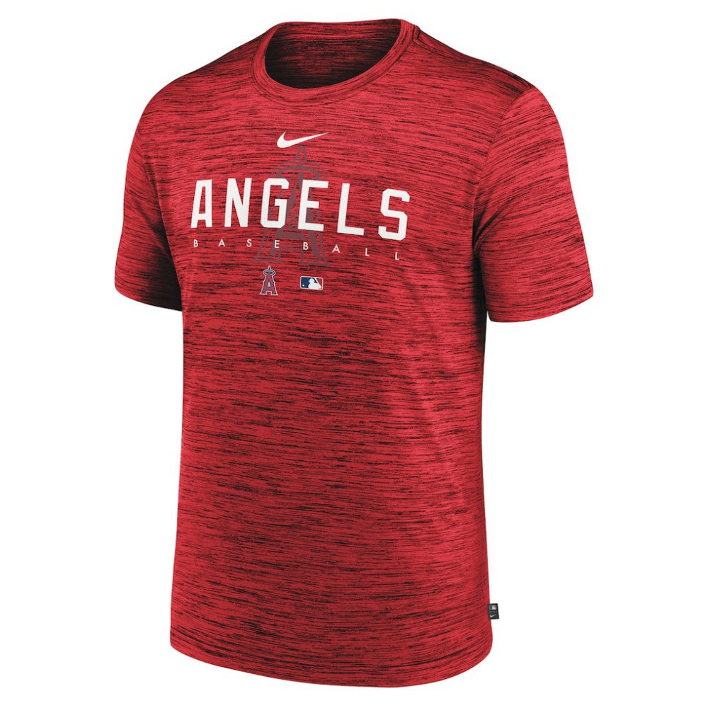 Los Angeles Angels Authentic Collection Velocity Performance Practice T-Shirt - Red | Nike