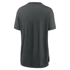 St. Louis Cardinals Women's Authentic Collection Early Work Tri-Blend T-Shirt - Heather Charcoal | Nike