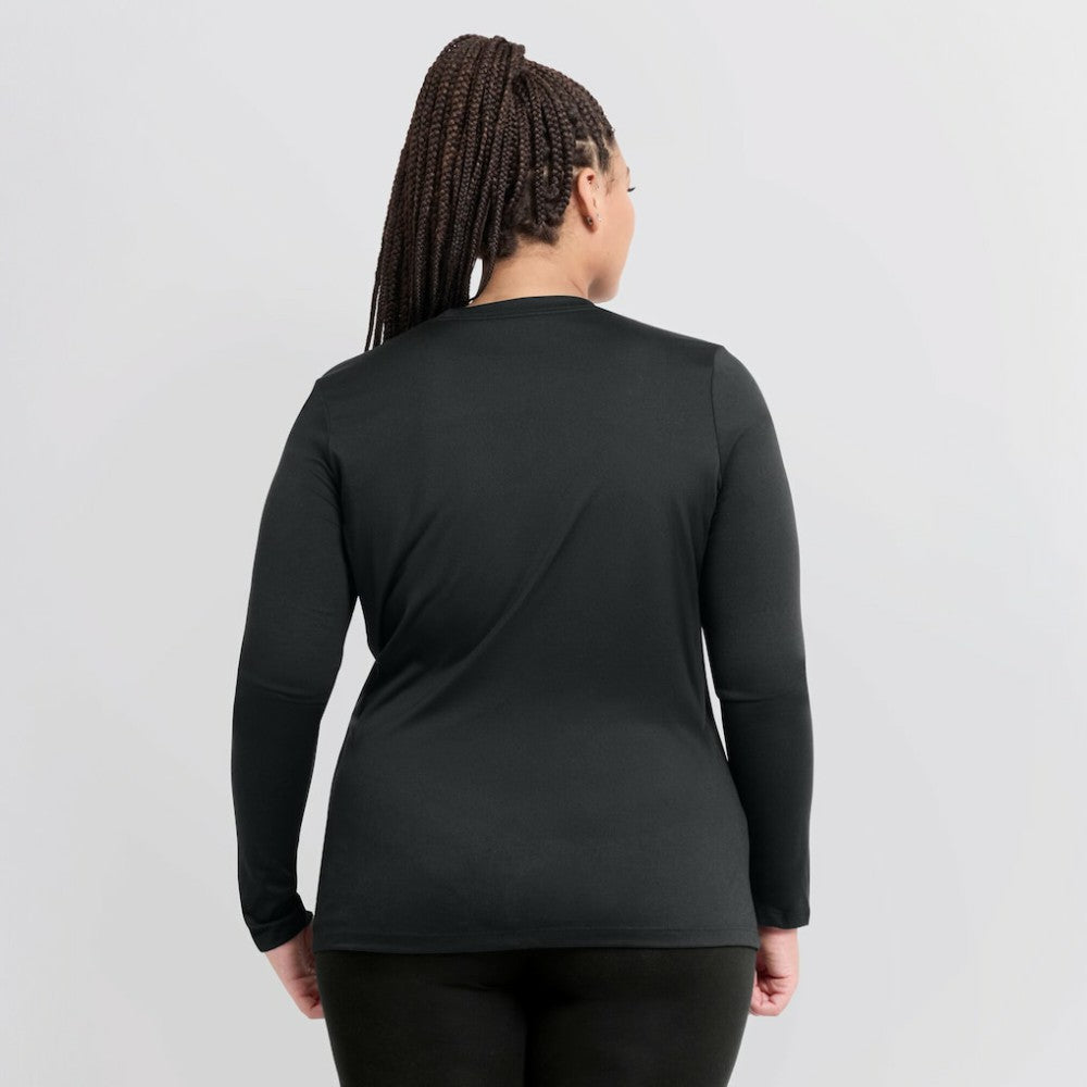 Chicago White Sox Women's Authentic Collection Legend Performance Long Sleeve T-Shirt - Black | Nike