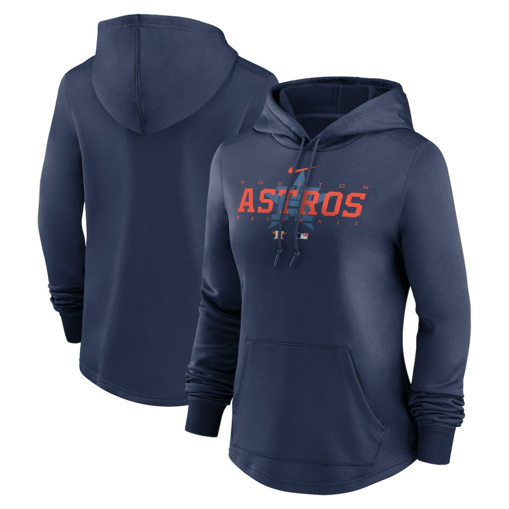 Houston Astros Women's Authentic Collection Pregame Performance Pullover Hoodie - Navy | Nike