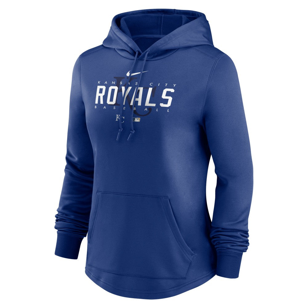 Kansas City Royals Women's Authentic Collection Pregame Performance Pullover Hoodie - Royal | Nike