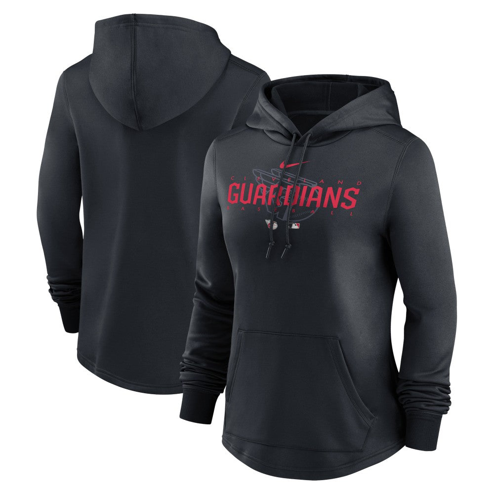 Cleveland Guardians Women's Authentic Collection Pregame Performance Pullover Hoodie - Navy | Nike