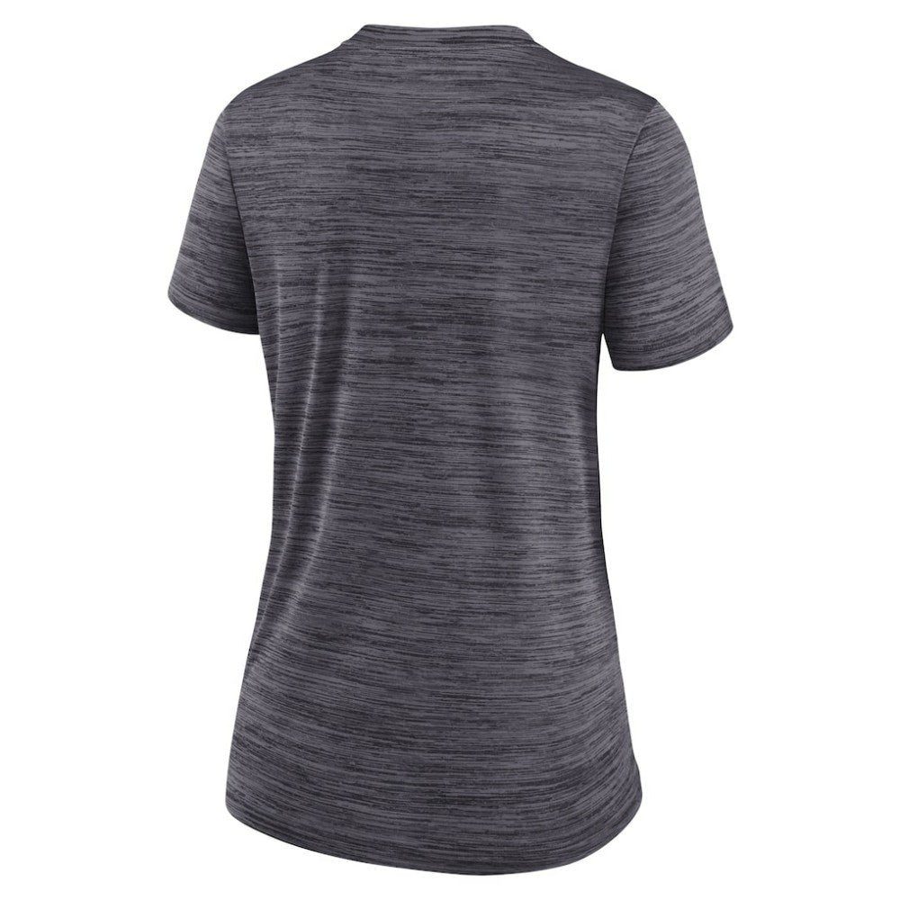 Chicago White Sox Women's Authentic Collection Velocity Practice Performance V-Neck T-Shirt - Black | Nike