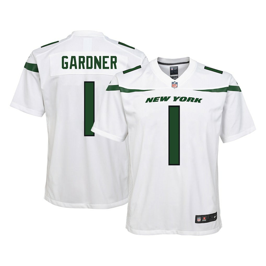 NFL New York Jets Ahmad Sauce Gardner  Youth Game Jersey