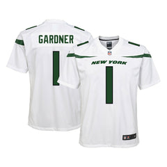 NFL New York Jets Ahmad Sauce Gardner  Youth Game Jersey