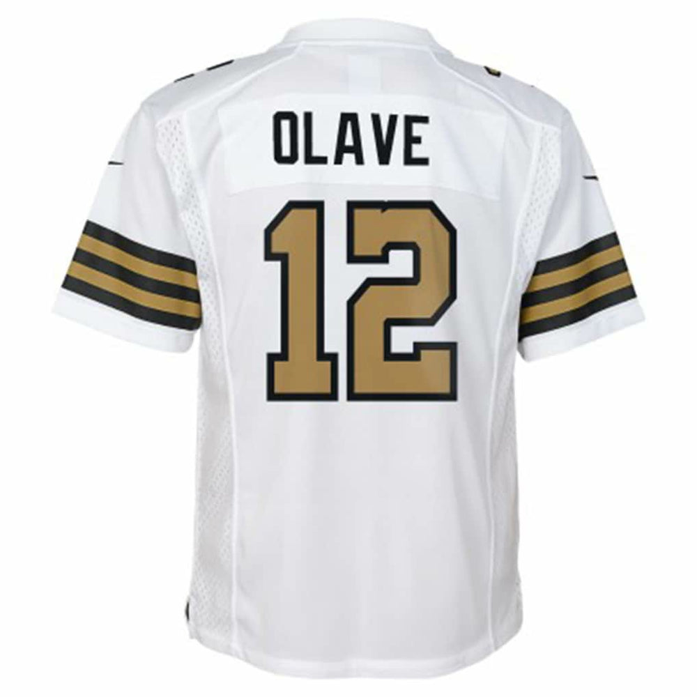 NFL New Orleans Saints Chris Olave  Youth Game Jersey
