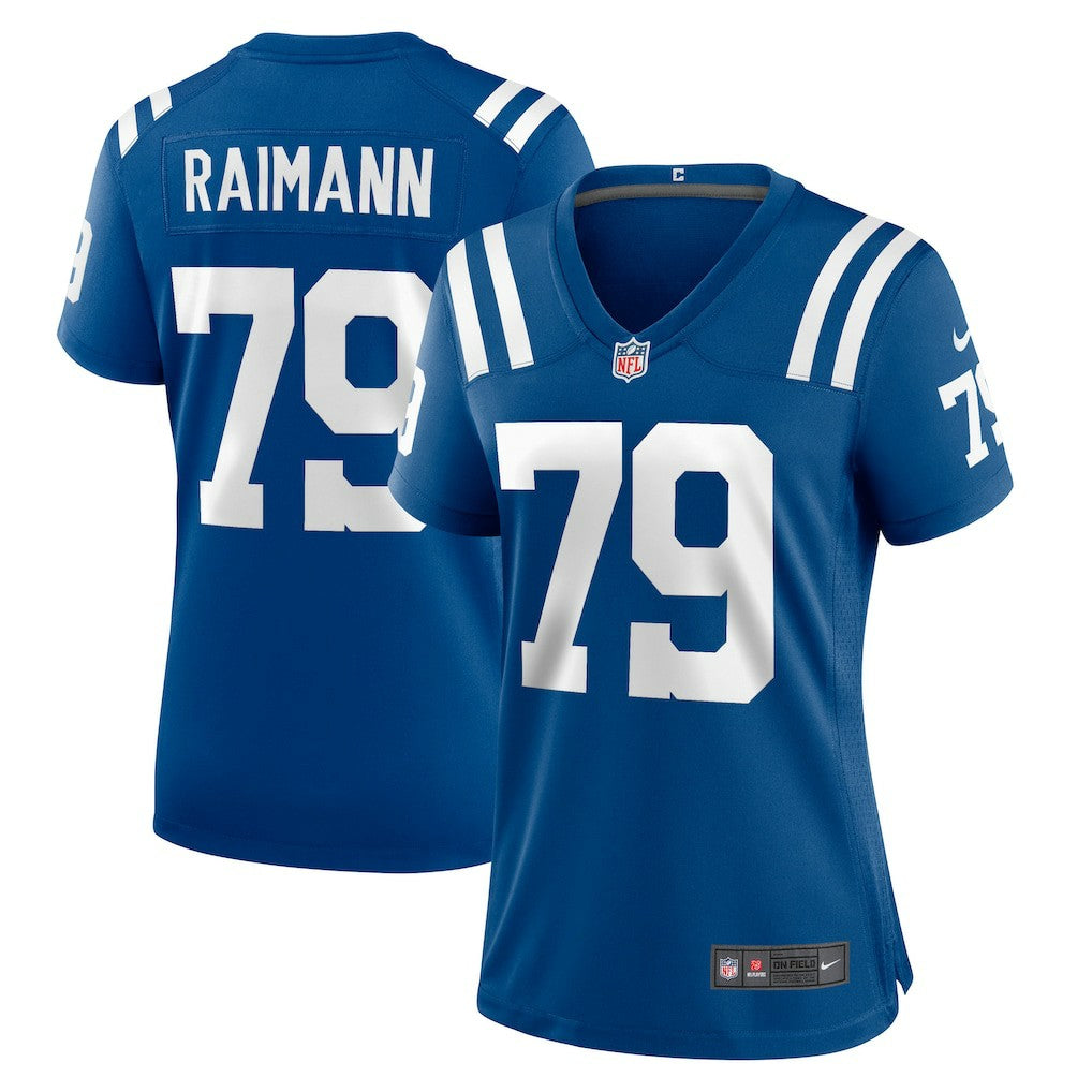 NFL Indianapolis Colts Bernhard Raimann  Women's Player Game Jersey