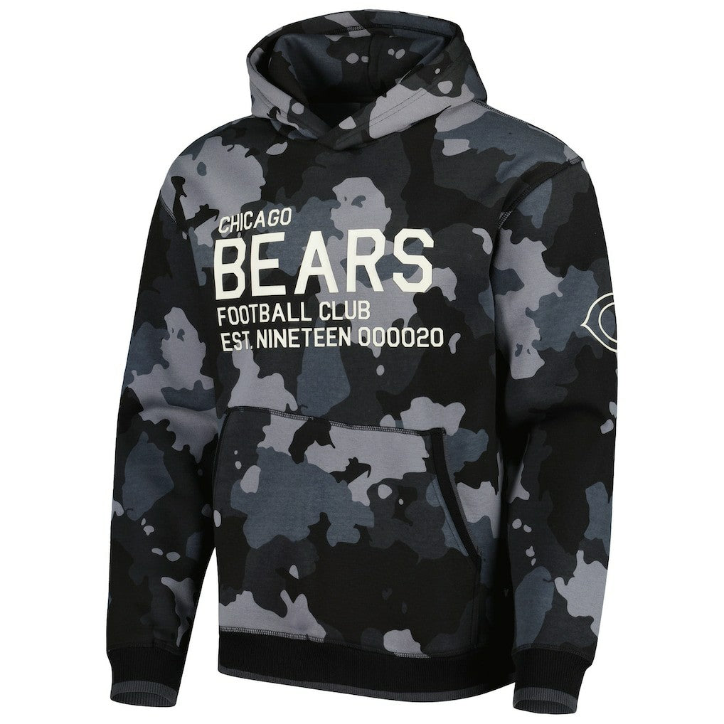 NFL Chicago Bears The Wild Collective Camo Pullover Hoodie