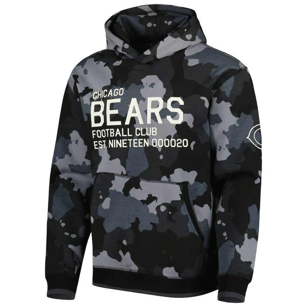 NFL Chicago Bears The Wild Collective Camo Pullover Hoodie