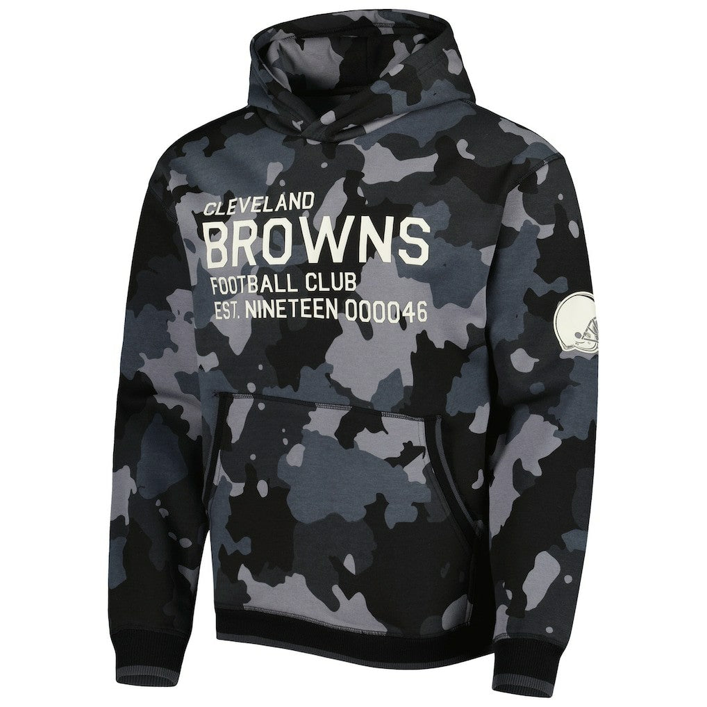 NFL Cleveland Browns The Wild Collective Camo Pullover Hoodie