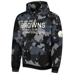 NFL Cleveland Browns The Wild Collective Camo Pullover Hoodie