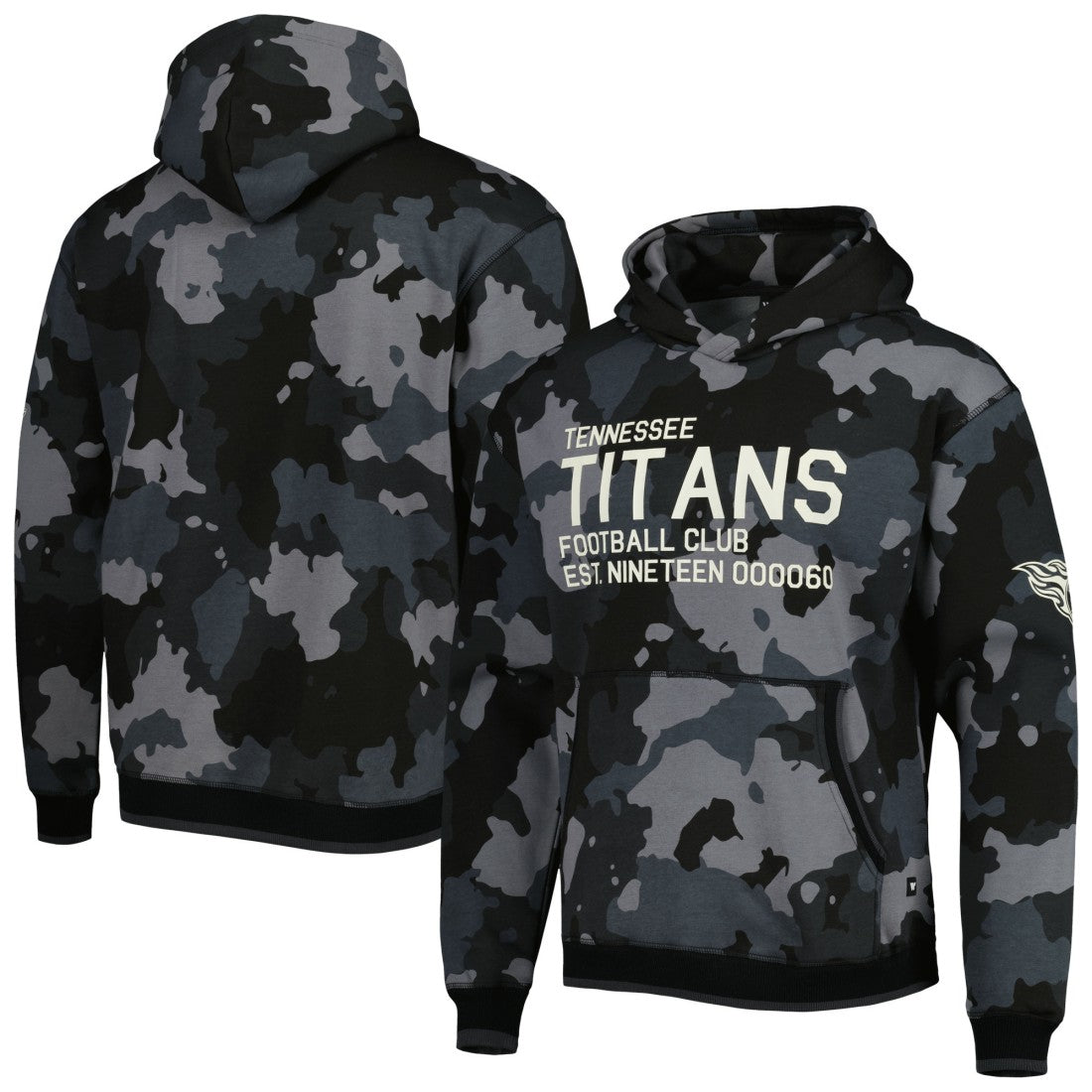 NFL Tennessee Titans The Wild Collective Camo Pullover Hoodie