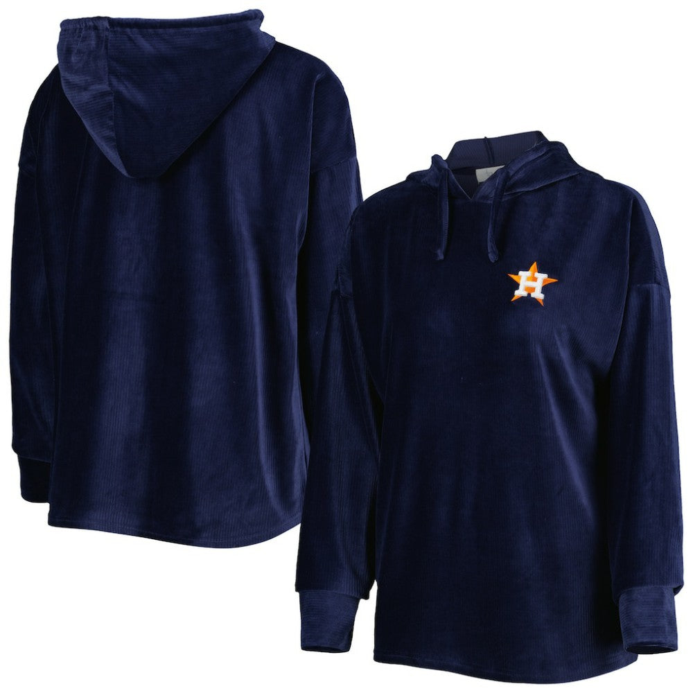 Houston Astros Touch Women's End Line Pullover Hoodie - Navy