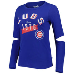 Chicago Cubs Touch Women's Formation Long Sleeve T-Shirt - Royal