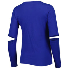 Chicago Cubs Touch Women's Formation Long Sleeve T-Shirt - Royal