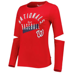 Washington Nationals Touch Women's Formation Long Sleeve T-Shirt - Red
