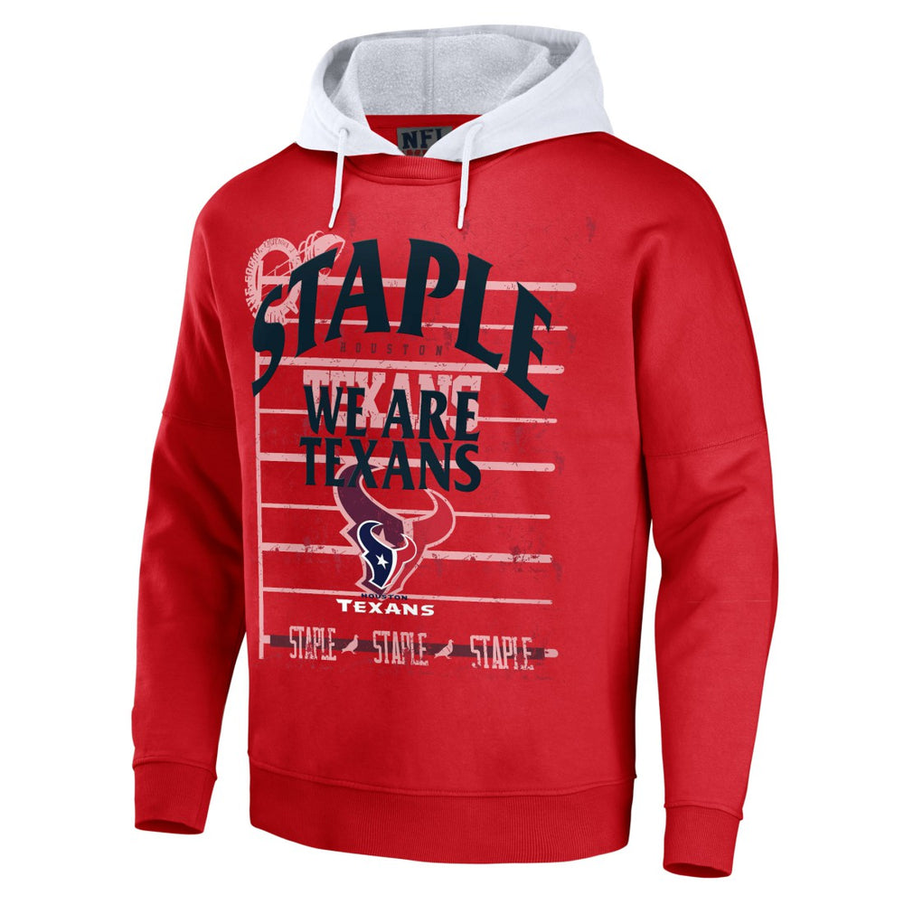 NFL Houston Texans NFL x Staple Throwback Vintage Wash Pullover Hoodie