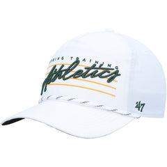 Athletics Downburst Hitch Snapback Hat - White | 47 brand