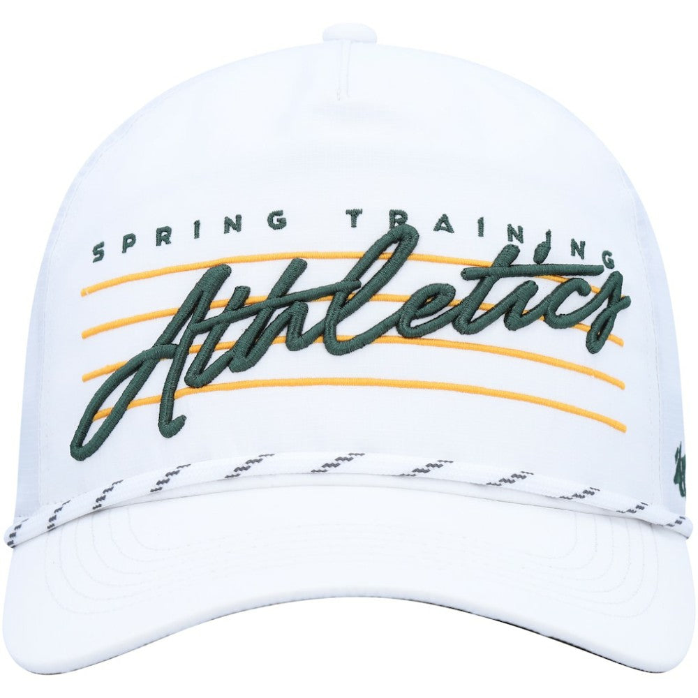 Athletics Downburst Hitch Snapback Hat - White | 47 brand
