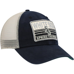 Chicago White Sox Four Stroke Clean Up Trucker Snapback Hat - Black/Tan | 47 brand