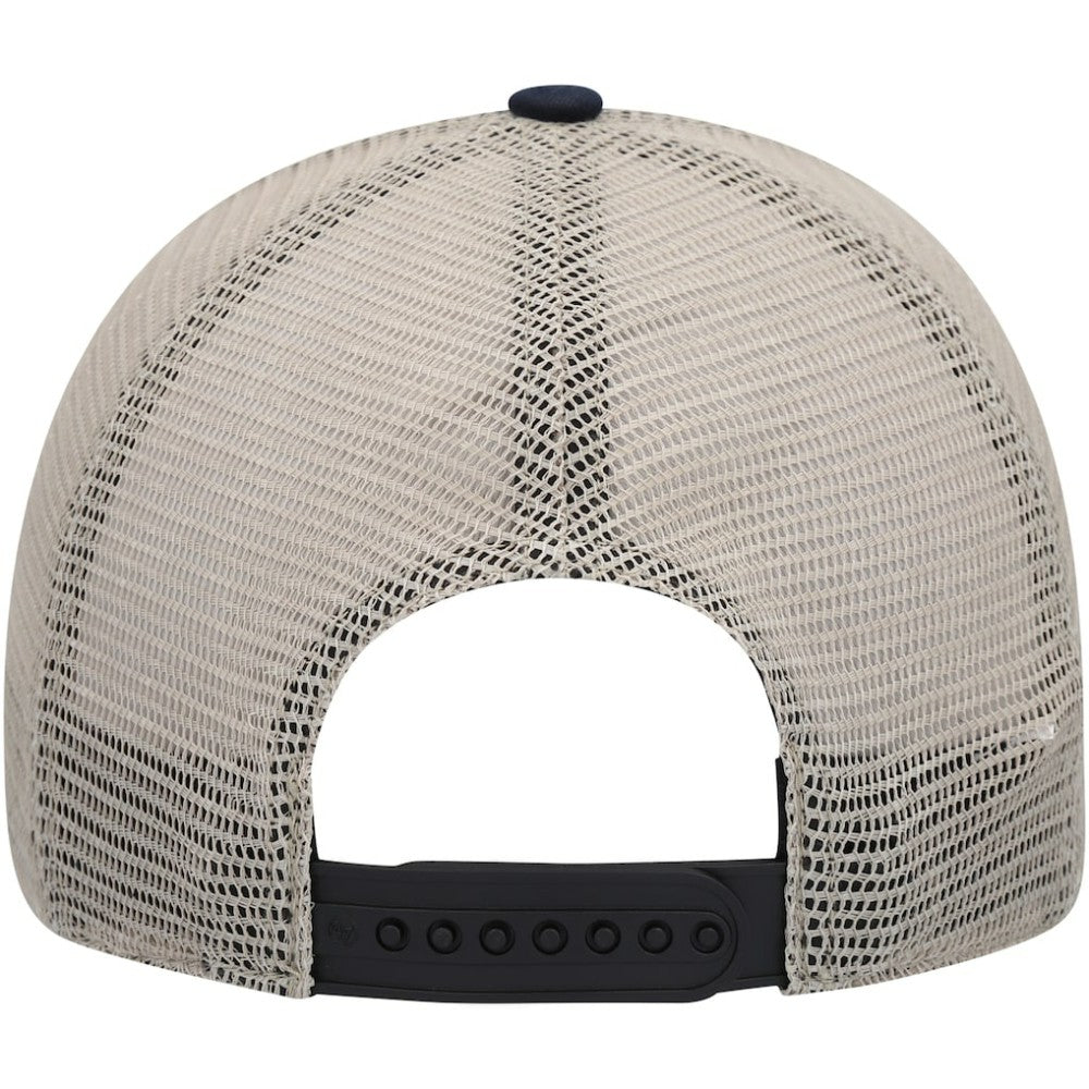 San Francisco Giants Four Stroke Clean Up Trucker Snapback Hat - Black/Tan | 47 brand