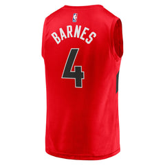 Scottie Barnes Toronto Raptors Fast Break Replica Jersey - Icon Edition - Red | Fanatics online