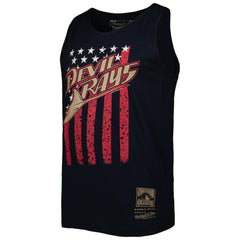 Tampa Bay Rays Cooperstown Collection Stars and Stripes Tank Top - Navy | Mitchell & Ness